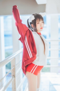 桜桃喵 NO.051 未熟2 红色体操服 [44P-538MB]